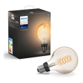 Lampadina LED dimmerabile Philips Hue WHITE FILAMENT G93 E27/7W/230V 2100K