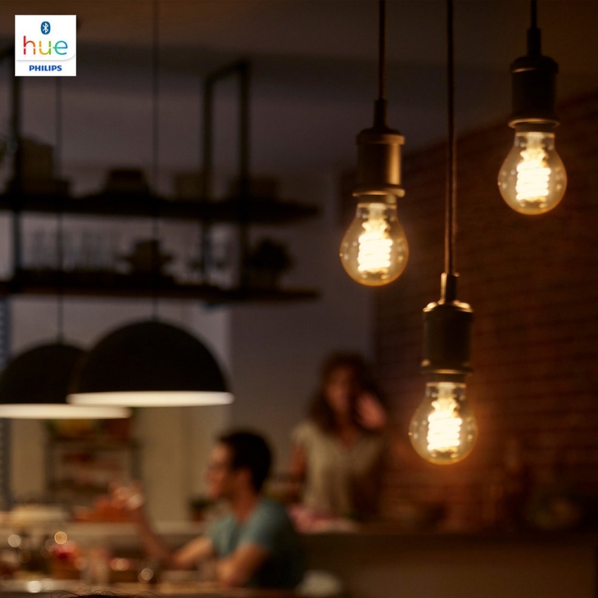 Lampadina LED dimmerabile Philips HUE WHITE FILAMENT G93 E27/7W/230V