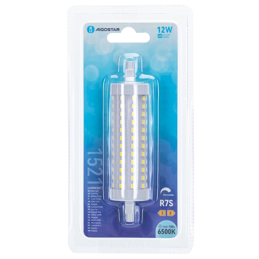 Lampadina LED dimmerabile R7s/12W/230V 6500K - Aigostar