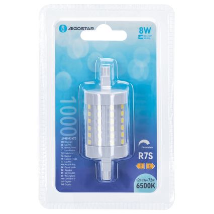 Lampadina LED dimmerabile R7s/8W/230V 6500K - Aigostar