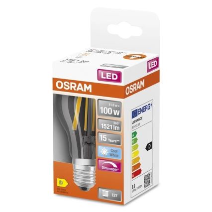 Lampadina LED dimmerabile SUPERSTAR VINTAGE E27/11W/230V 4000K - Osram
