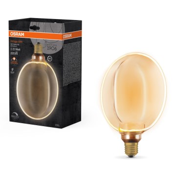 Lampadina LED dimmerabile VINTAGE E27/4W/230V 1800K dorata - Osram