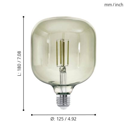 Lampadina LED dimmerabile VINTAGE E27/4W/230V 3000K  - Eglo 12597