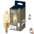 Lampadina LED dimmerabile VINTAGE FILAMENT C35 E14/4,9W/230V 2000-5000K CRI 90 Wi-Fi - WiZ