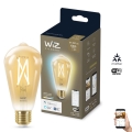 Lampadina LED dimmerabile VINTAGE FILAMENT ST64 E27/7W/230V 2000-5000K CRI 90 Wi-Fi - WiZ