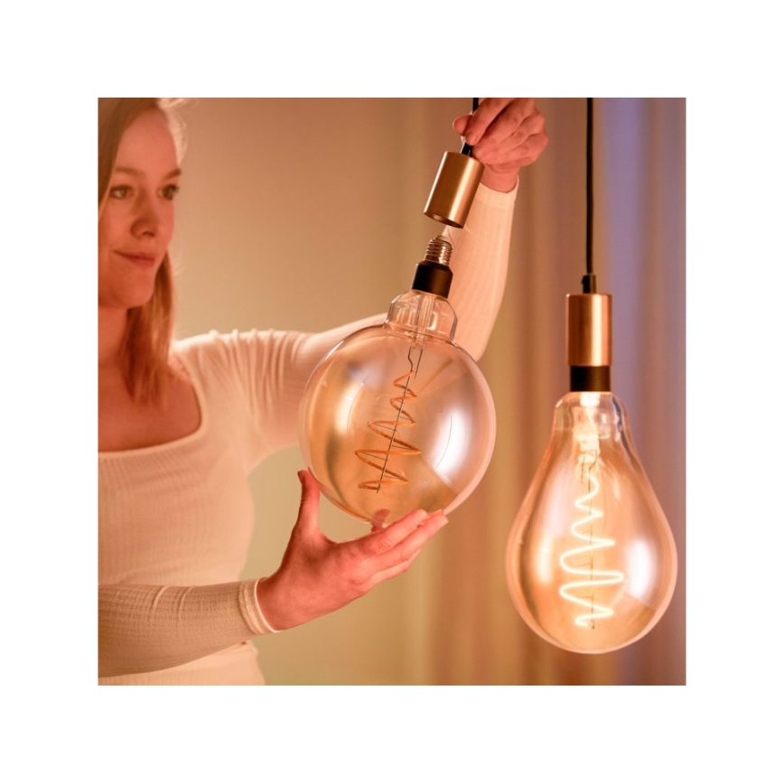 Lampadina LED dimmerabile VINTAGE FILAMENT G200 E27/6W/230V 2000-5000K CRI 90 Wi-Fi - WiZ