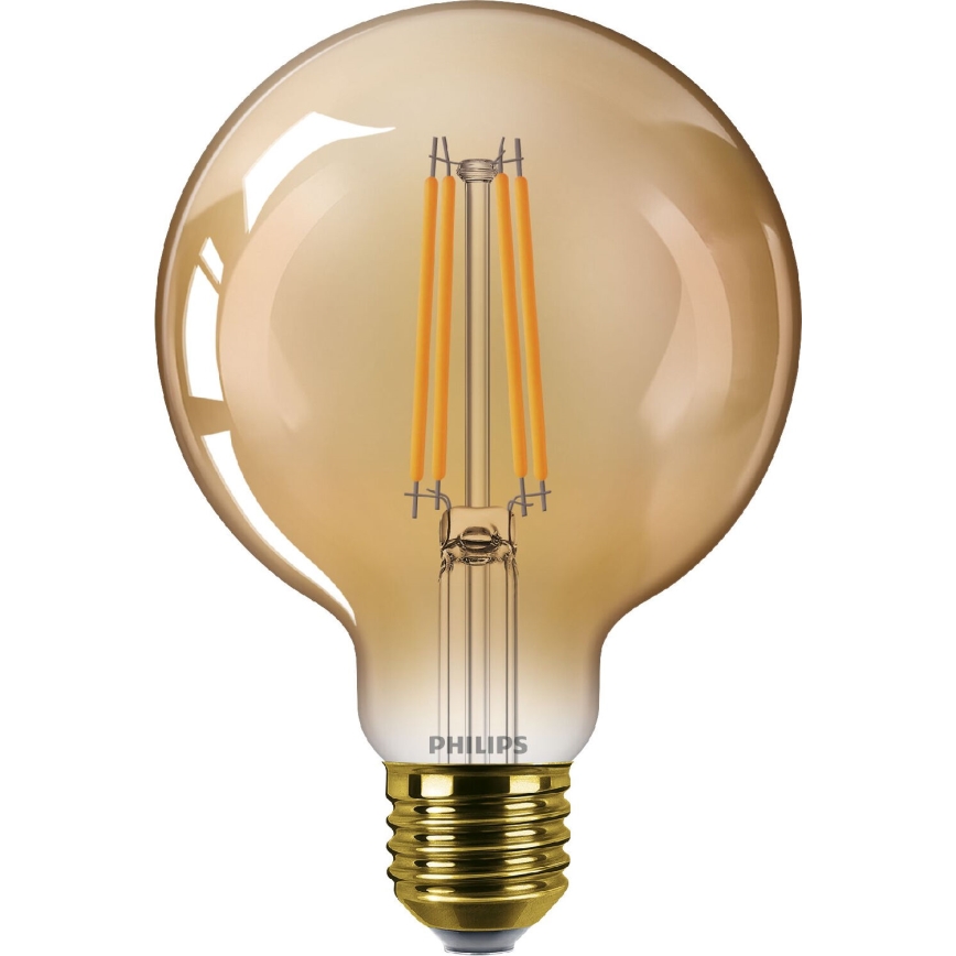 Lampadina LED dimmerabile VINTAGE Philips G95 E27/7W/230V 1800K