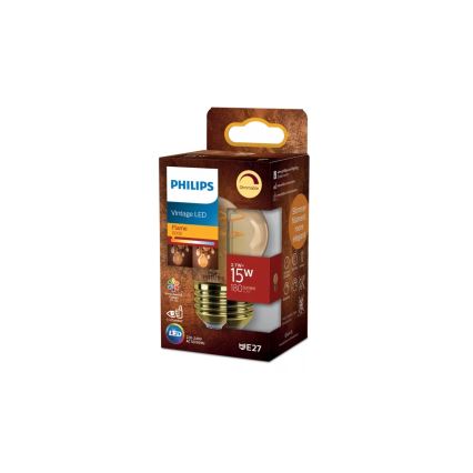 Lampadina LED dimmerabile VINTAGE Philips P45 E27/2,7W/230V 1800K