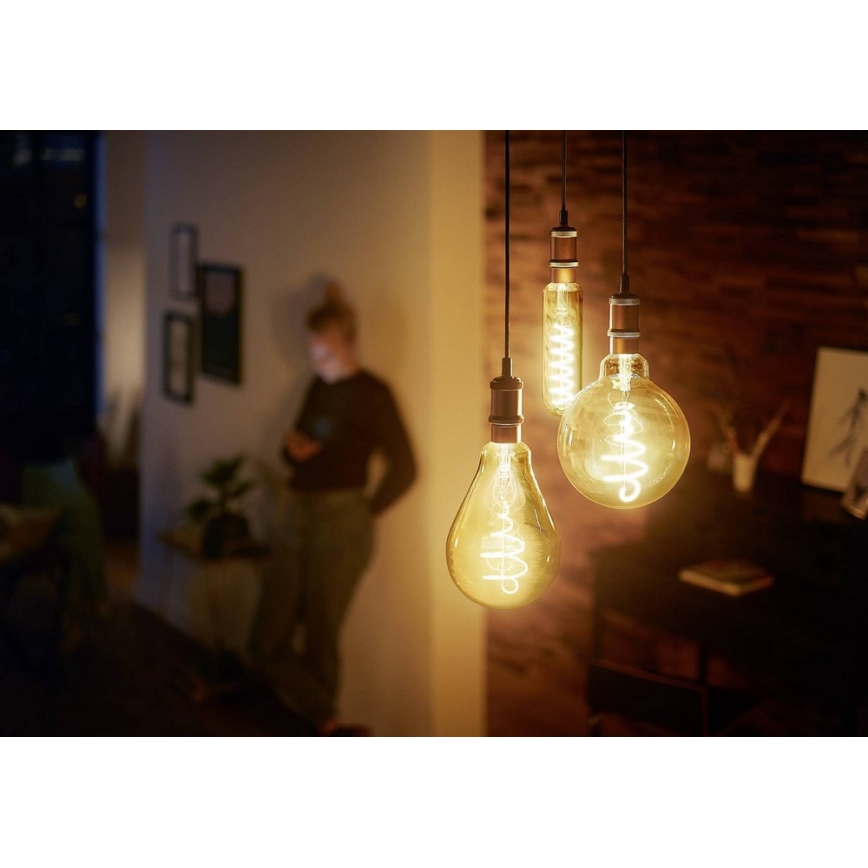 Lampadina LED dimmerabile VINTAGE Philips T65 E27/6,5W/230V 2000K