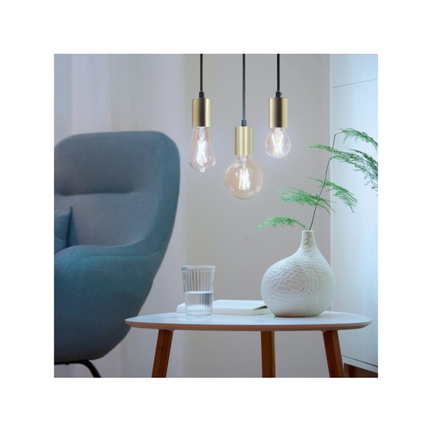 Lampadina LED dimmerabile VINTAGE FILAMENT ST64 E27/7W/230V 2000-5000K CRI 90 Wi-Fi - WiZ