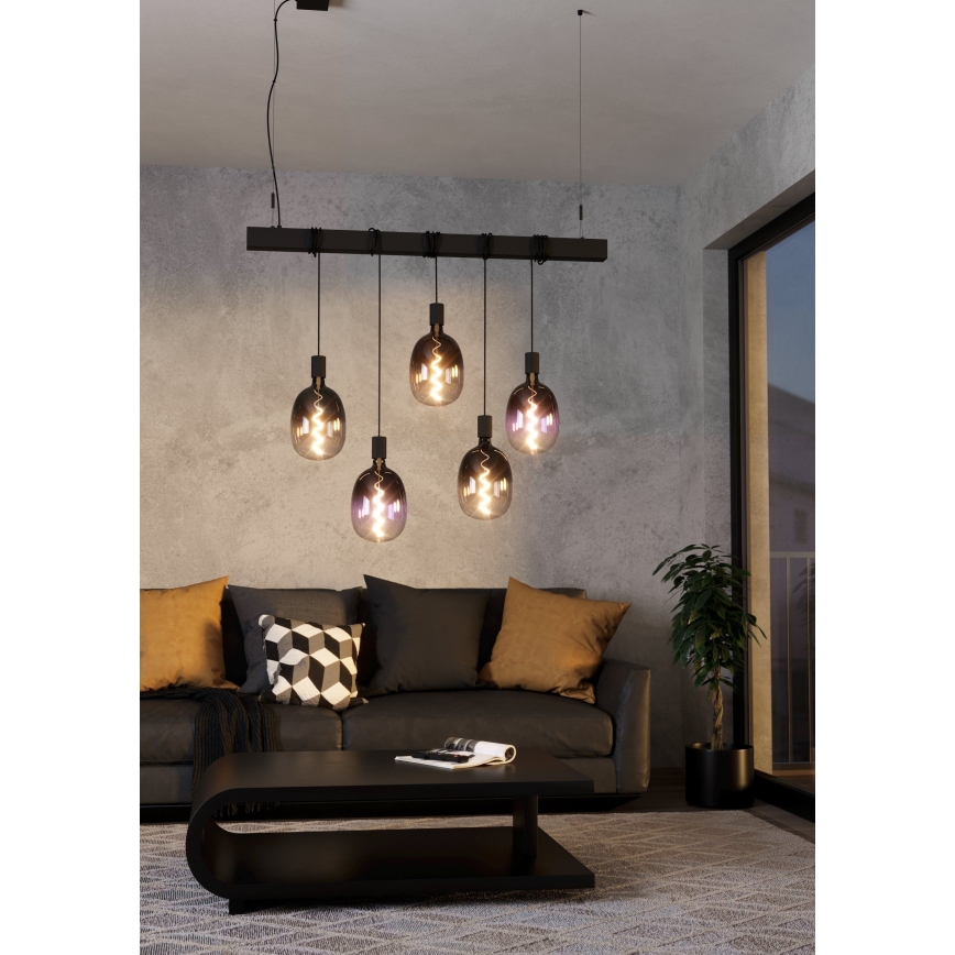 Lampadina LED dimmerabile VINTAGE T120 E27/4W/230V 1800K viola - Eglo 110226