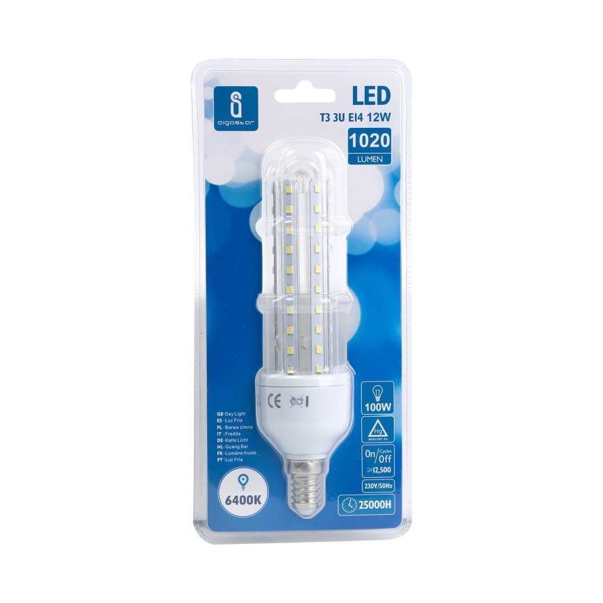 Lampadina LED E14/12W/230V 6500K - Aigostar