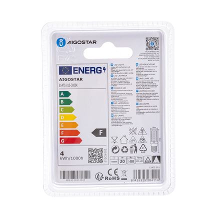 Lampadina LED E14/3,5W/230V 3000K - Aigostar