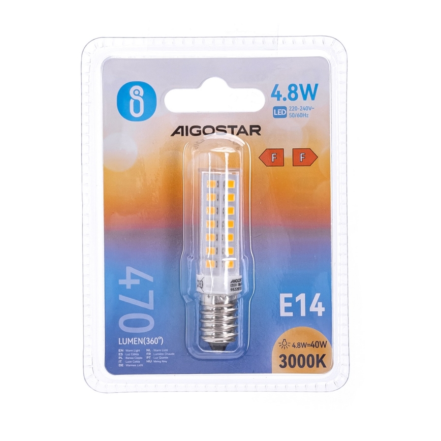 Lampadina LED E14/4,8W/230V 3000K - Aigostar