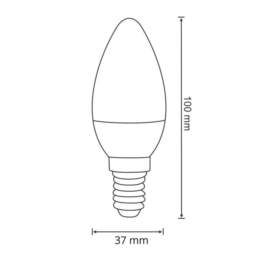 Lampadina LED E14/6,3W/230V