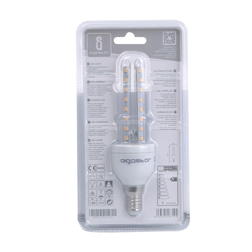 Lampadina LED E14/8W/230V 3000K - Aigostar