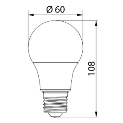 Lampadina LED E27/10W/230V 4000K