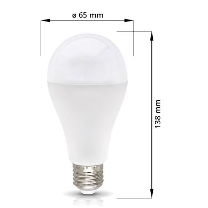 Lampadina LED E27/18W/230V 4000K