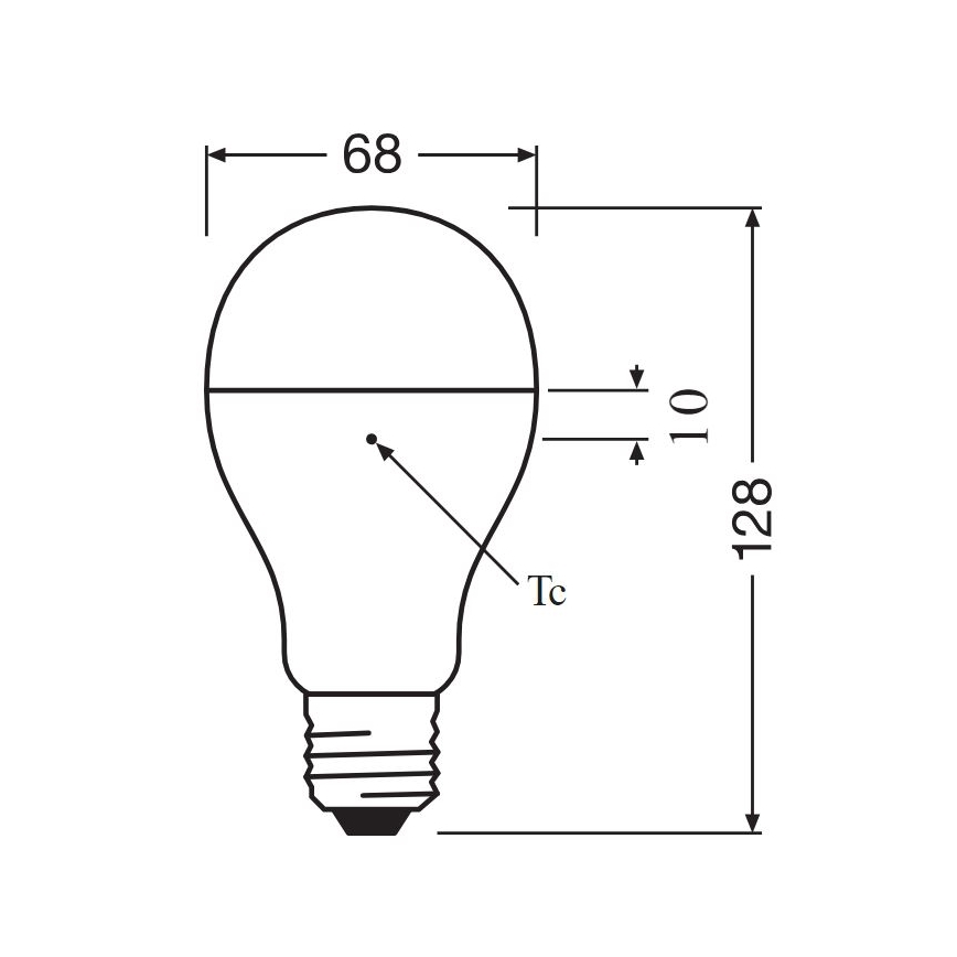 Lampadina LED E27/19W/230V 2700K - Osram