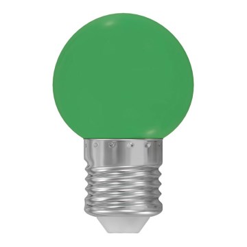 Lampadina LED E27/1W/230V 5500-6500K verde