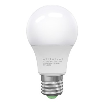 Lampadina LED ECOLINE A60 E27/10W/230V 4,000K - Brilagi