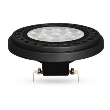 Lampadina LED ECOLINE AR111 G53/12W/12V 4000K 30° nero - Brilagi