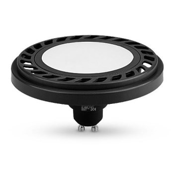 Lampadina LED ECOLINE SOFT AR111 GU10/9W/230V 3000K 120° nero - Brilagi