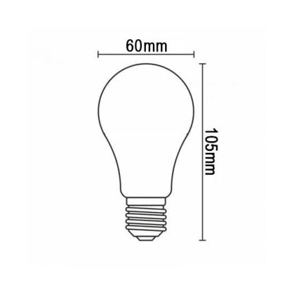 Lampadina LED FILAMENT A60 E27/12W/230V 330° 3000K