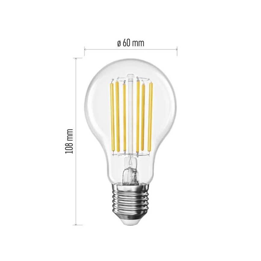 Lampadina LED FILAMENT A60 E27/7,2W/230V 4000K