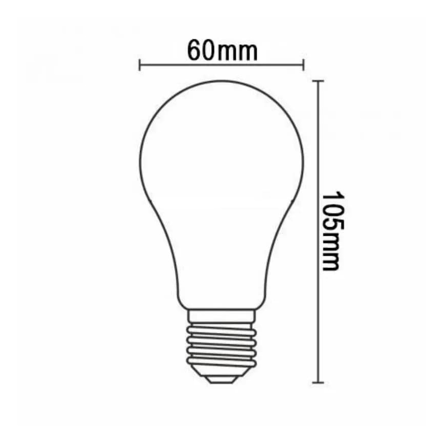 Lampadina LED WHITE FILAMENT A60 E27/9W/230V 4000K