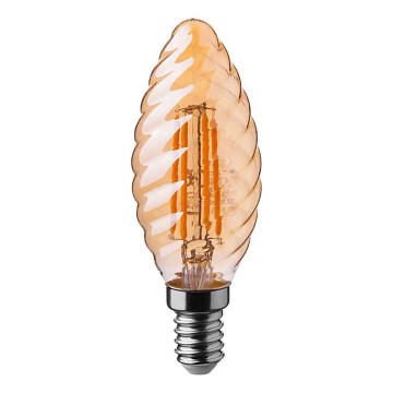 Lampadina LED FILAMENT AMBER E14/4W/230V 2200K