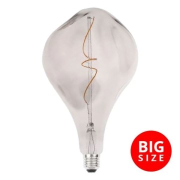 Lampadina LED FILAMENT BUMPED SMOKE ET160 E27/4W/230V 2000K