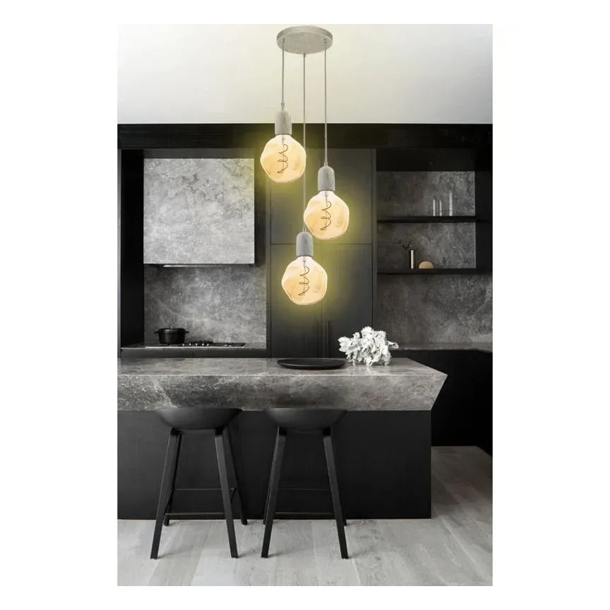 Lampadina LED FILAMENT BUMPED VINTAGE G125 E27/4W/230V 2000K