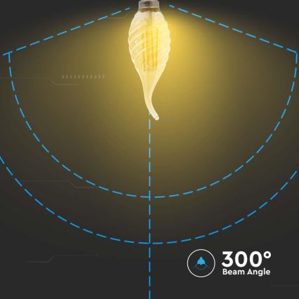 Lampadina LED FILAMENT E14/4W/230V 2200K