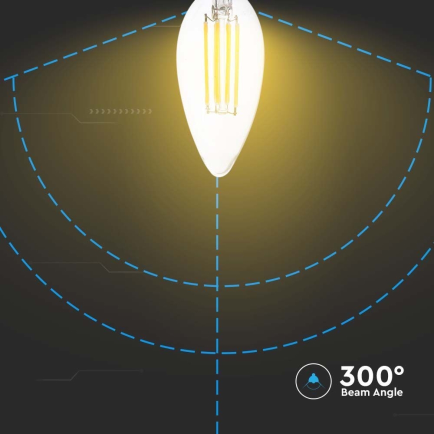 Lampadina LED FILAMENT E14/5,5W/230V 3000K