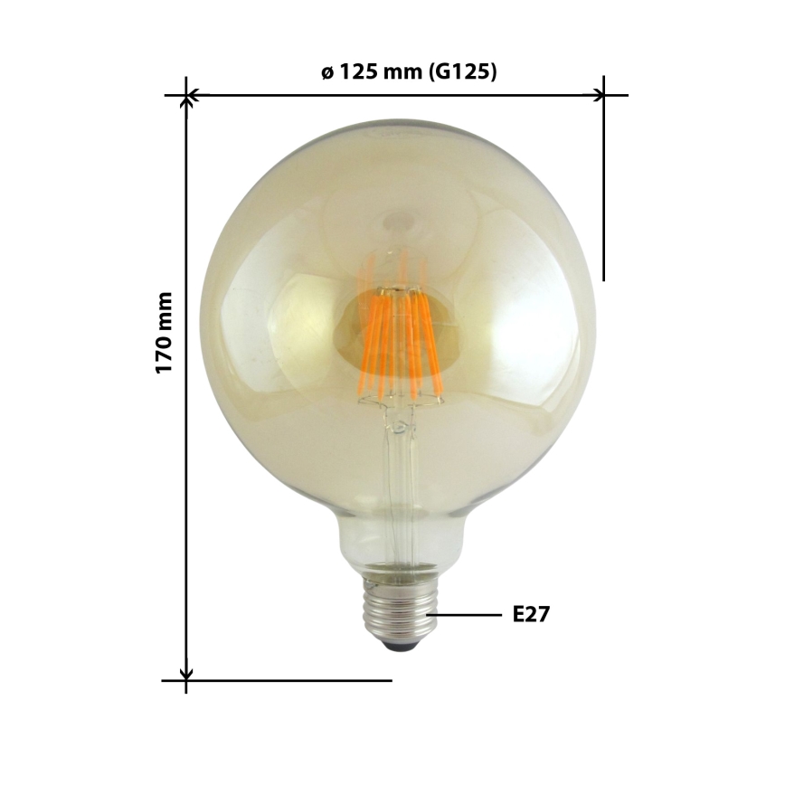Lampadina LED FILAMENT E27/10W/230V 2000K