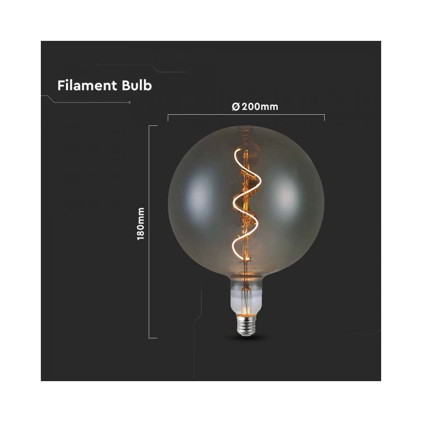 Lampadina LED FILAMENT G200 E27/4W/230V 2700K