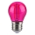 Lampadina LED FILAMENT G45 E27/2W/230V rosa