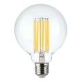 Lampadina LED FILAMENT G95 E27/6W/230V 3000K