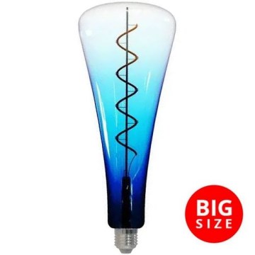 Lampadina LED FILAMENT SHAPE T110 E27/5W/230V 1800K blu