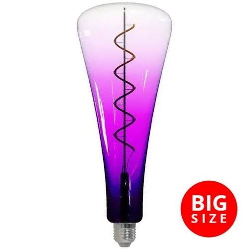 Lampadina LED FILAMENT SHAPE T110 E27/5W/230V 1800K viola