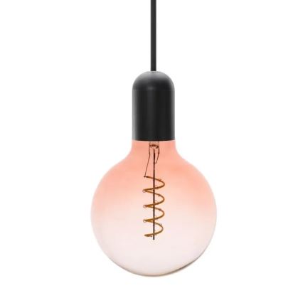 Lampadina LED FILAMENT SPIRAL G125 E27/4W/230V 2000K rosa