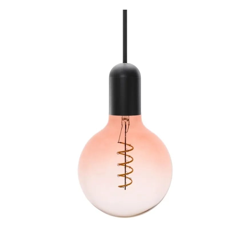 Lampadina LED FILAMENT SPIRAL G125 E27/4W/230V 2000K rosa