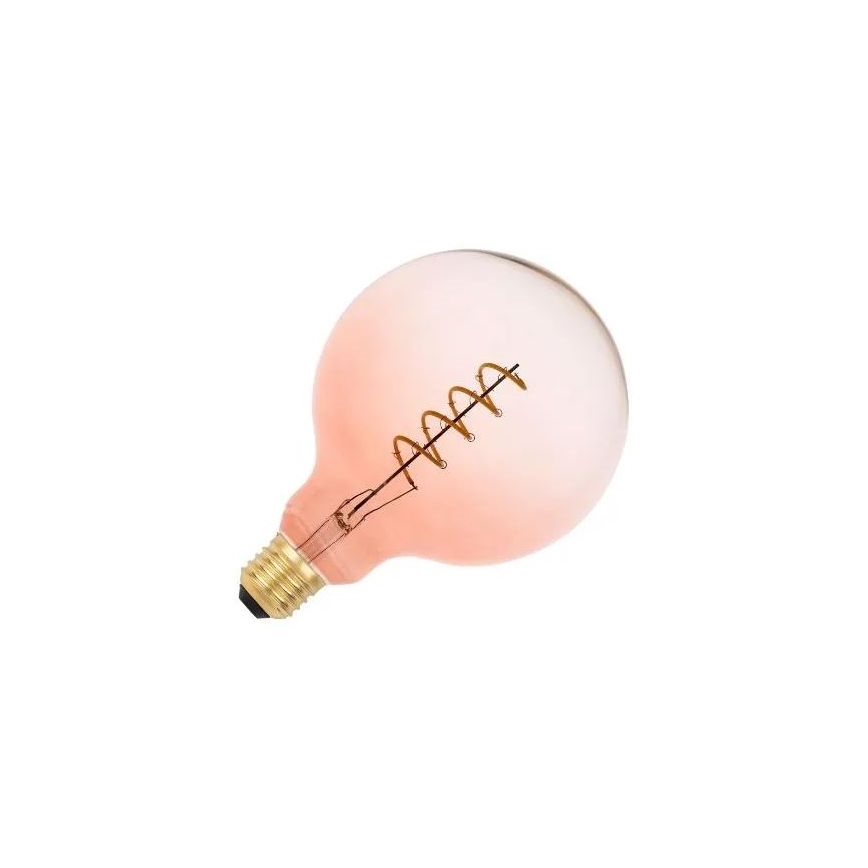 Lampadina LED FILAMENT SPIRAL G125 E27/4W/230V 2000K rosa