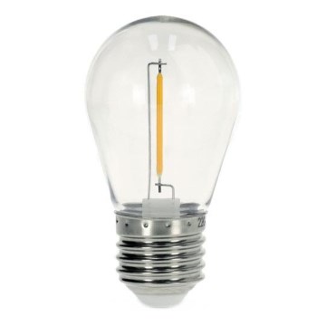 Lampadina LED FILAMENT ST45 E27/1W/230V 2700K