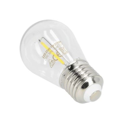 Lampadina LED FILAMENT ST45 E27/1W/230V 2700K