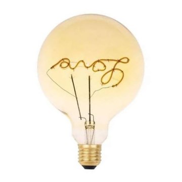 Lampadina LED FILAMENT VINTAGE LOVE G125 E27/2W/230V 2000K