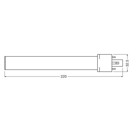 Lampadina LED G23/6W/230V 3000K - Osram