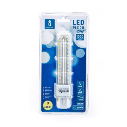 Lampadina LED G24D-3/12W/230V 4000K - Aigostar
