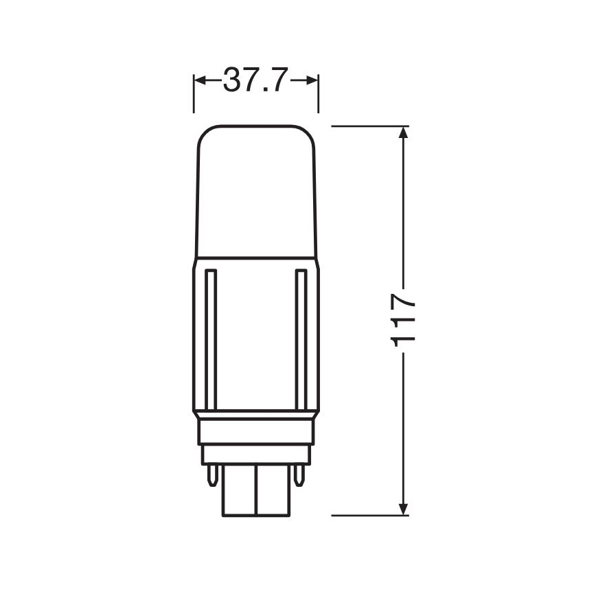 Lampadina LED G24d/7,5W/230V 4000K - Osram